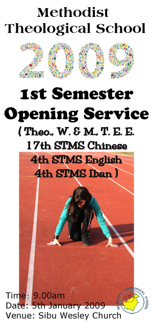 2009 1st Semester Opening Service Invitation