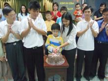 Cutting the Birthday Cake