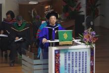 院长邱和平博士致欢迎和报告 Welcome and Announcements by Principal Rev. Dr. Khoo Ho Peng